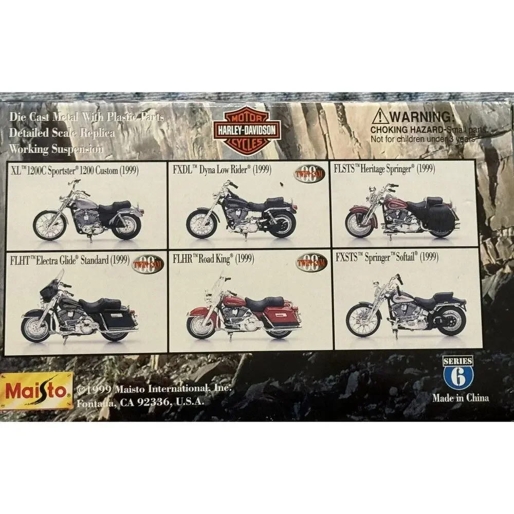 1999 Maisto Harley Davidson #31360 Series 2 1999 FXSTS Springer Softail NIB